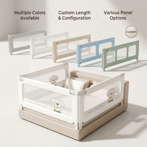 Barrière <span class=keywords><strong>de</strong></span> <span class=keywords><strong>lit</strong></span> anti-chute respirante pour bébés et tout-petits, clôture <span class=keywords><strong>de</strong></span> sécurité pour berceau, barrière <span class=keywords><strong>de</strong></span> jeu pour enfants, parc <span class=keywords><strong>de</strong></span> jeu - Product Image 5