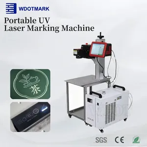 Machine de marquage portable, graveur laser, marqueur laser UV, fibre laser 5W 10W - Product Image 1