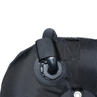 Aile de plongée technique 16 lbs, BCD, vessie en TPU 420D, coque extérieure en Cordura 1050D avec valve K et tuyau LP