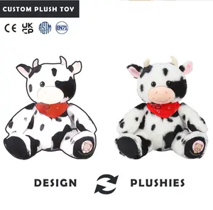 Nuovo Design personalizzato Baby Mini peluche Microwavable Toy riscaldamento giocattoli di peluche mucca animale di peluche