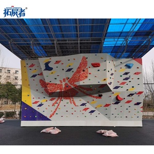 Sağlam yapı açık boulfall duvar kaya tırmanma duvar boulfall çarpışma paspaslar ile düşme koruması için - Product Image 3