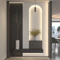 Meuble à chaussures moderne en bois avec miroir et rangement pour entrée d'appartement ou salon - Design gain de place - Capacité 50+ paires