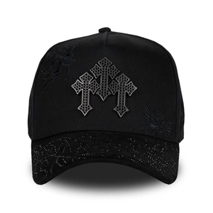 Cappellino da Baseball Vintage Sportivo di Alta Qualità a 5 Pannelli con Visiera Curva e Taglia Regolabile, Gorras Chip Nfc Rico O Muerto, Cappelli Bigg <span class=keywords><strong>Boss</strong></span> - Product Image 4