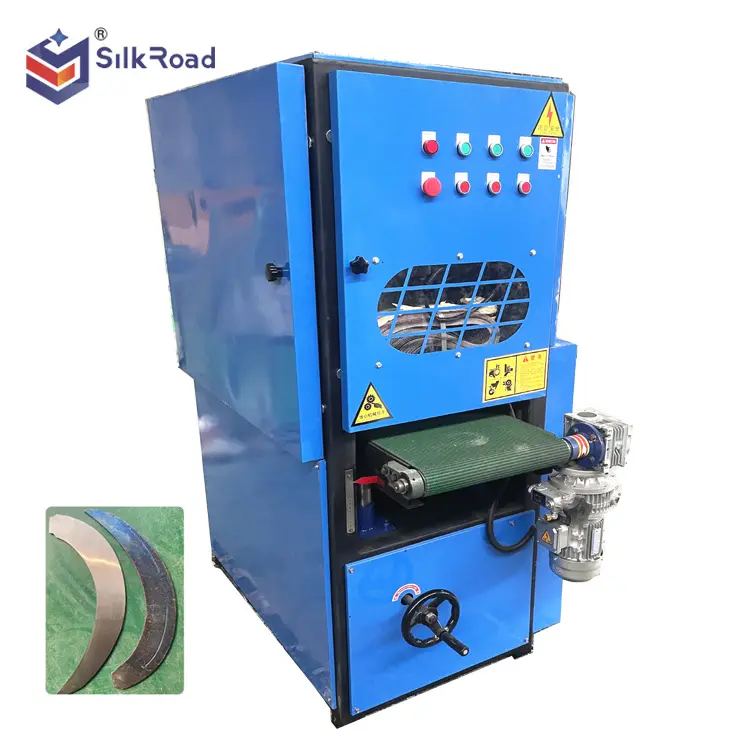 Steel aluminum iron metal sheet derusting polishing wiredrawing machine Flat sander plate polishing finishing buffing machine