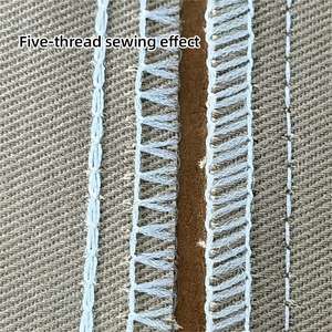 Máquina <span class=keywords><strong>de</strong></span> <span class=keywords><strong>Coser</strong></span> <span class=keywords><strong>Overlock</strong></span> Industrial Computarizada Digital Semiautomática <span class=keywords><strong>Tipo</strong></span> 747 con Tracción Directa Integrada - Product Image 6