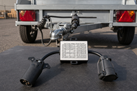 Nouvel adaptateur de prise de remorque KL-LITE 7 broches USA vers UE, coupleur de contrôleur en plastique pour camion, remorque, camping-car, connexion sécurisée