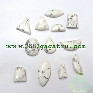 Cabochons en Agate Guru Howlite, formes et tailles variées, multicolores, pierres précieuses naturelles pour la fabrication de bijoux et d'ornements AGP # Pendentif 573 - Product Image 1