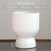 Pots de fleurs en céramique créatifs faits à la main Jardinières en verre d'orchidées en porcelaine en vrac