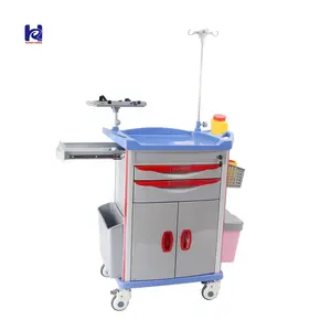 Carro médico de primeros auxilios Ky <span class=keywords><strong>Rayman</strong></span> con ruedas universales, carro de emergencia con freno para almacenamiento de instrumentos - Product Image 6