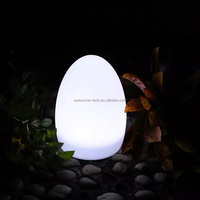 Lampe de table LED intelligente en forme d'œuf pour chambre à coucher, lumière d'ambiance LED