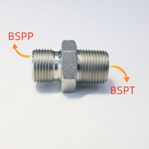 <span class=keywords><strong>B2B</strong></span> بيع التخليص دائم BSPP الذكور BSPT الهيدروليكية الذكور ، سطح مطلي بالزنك الصلب الكربوني القياسي البريطاني - Product Image 2