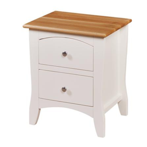 Mesita de noche de madera marca LANCASTER RANGE, 2 cajones, muebles de dormitorio, mesita de noche, armario de madera del fabricante de Vietnam - Product Image 3