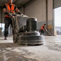 Nouvelle Polisseuse Autotractée pour Sols Secs et Humides, Meuleuse à Béton, Outil de Préparation de Surface, Machine à Double Meulage, Moteur 15KW