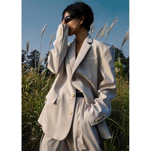 Conjunto <span class=keywords><strong>de</strong></span> chaqueta y pantalón <span class=keywords><strong>de</strong></span> talla grande con bolsillos delanteros, conjunto <span class=keywords><strong>de</strong></span> <span class=keywords><strong>traje</strong></span> con estampado <span class=keywords><strong>de</strong></span> silueta - Product Image 1