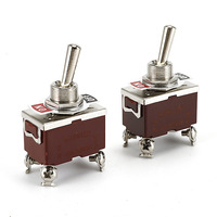 Interrupteur à bascule intelligent E-TEN1221 FEIBEN FS-120 6A, 4 broches, rouge, marche/arrêt, 125V