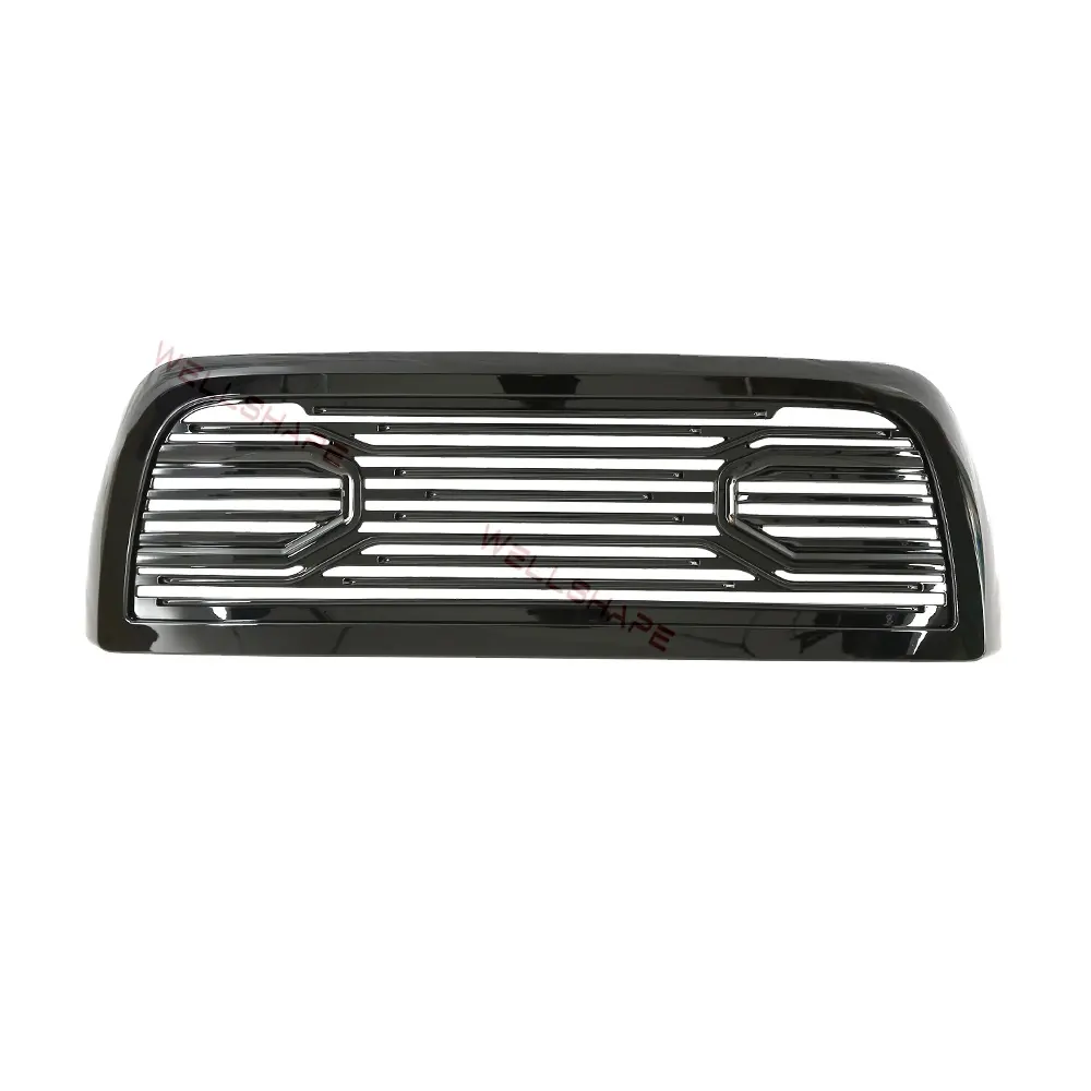 Fit 2010-2018 Dodge Ram 2500 3500 Front Upper Grille Gloss Black Big Horn Style