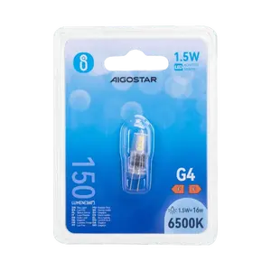 Lámpara LED G4 de 1.5W, bajo consumo, larga vida útil, luz brillante, ideal para iluminación decorativa y de espacios reducidos. - Product Image 2