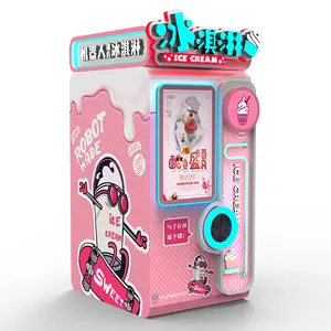 24 Hour Robotic Ice Cream Vending Machine For Business Soft Yogurt And Ice Cream Vending Machines That Sells Ice Creams