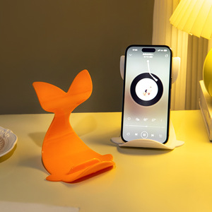 Creative <b>Desktop</b> Whale Mobile Phone <b>Stand</b> Portable Universal Plastic Holder For Desk Use Lazy Person Multi Functional Ornament - Product Image 4