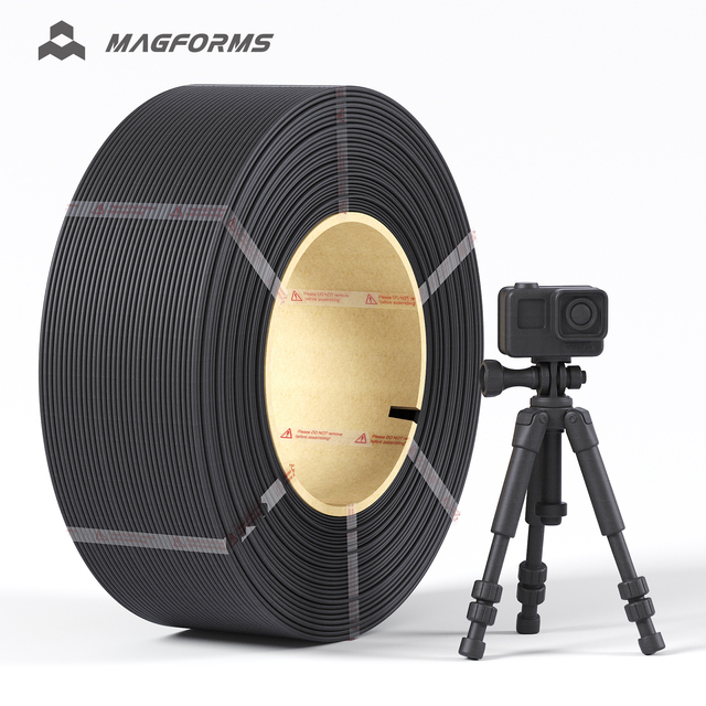 Magforms High Quality 1kg/roll Filamento Impresseo 3d Refill Printer FMD Petg-cf 1.75mm 1kg Carbon Fiber Filament PETG CF
