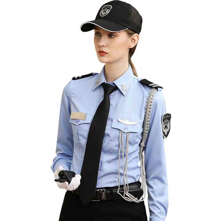 ladies security dress China Factory Supply Design Men And Women Guard Uniform Female Security Uniform For Sale Our patented cool and