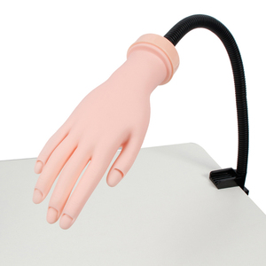Main d'entraînement pour la pose d'ongles en acrylique, outil de manucure flexible et pliable, modèle de main de mannequin pour présentation en salon, kit complet - Product Image 2