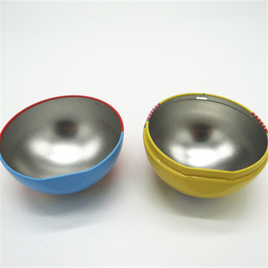 Boîte en étain en forme de boule Conception de patte pour enfants Jouet <span class=keywords><strong>Patrouille</strong></span> Boîte en métal Sucre Bonbons Sucrés Emballage - Product Image 2