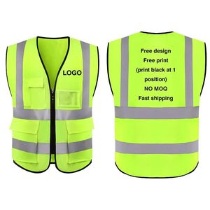 Gilet de sécurité d'hiver en gros réfléchissant haute visibilité à manches longues vêtements de sécurité vêtements de travail personnalisés ODM protection en vrac - Product Image 1