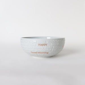 Bol à soupe <span class=keywords><strong>de</strong></span> riz en porcelaine, vaisselle taille Multiple, colorée, bon marché avec lettres dorées - Product Image 4