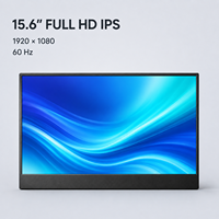 Écran portable USB C de 15,6 pouces, moniteur IPS pour ordinateur portable, PC, MacBook, configuration double écran, vente en gros