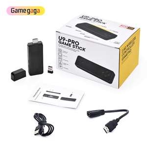 เครื่องเล่นเกม S U9 Pro Game Stick 2 สำหรับทีวี คอนโซลเกมคลาสสิคแบบ HD ย้อนยุค สำหรับครอบครัว พร้อมเกม 10000 เกม และคอนโทรลเลอร์ไร้สายสีขาว P5 - Product Image 2
