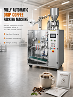 Machine automatique de remplissage et d'emballage de sachets de café filtre pour cafés, torréfacteurs, hôtels et restaurants – Haute productivité, sachets en papier et plastique