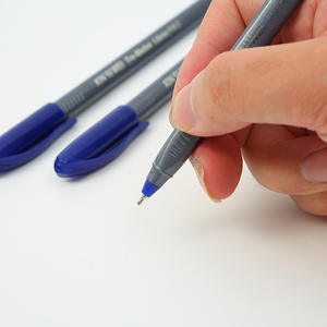 Bolígrafo de Plástico Simple Personalizado al por Mayor, Estilo Gorra, Color Gris - Product Image 2