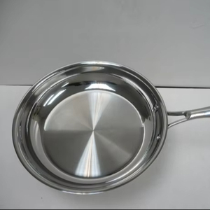 Poêle en acier inoxydable haut de gamme facile à nettoyer avec intérieur lisse pour un lavage sans tracas - Product Image 1