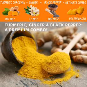 Gummies au Curcuma et au Gingembre OEM ODM pour Adultes : Soutien Musculaire et Santé Digestive – Complément Herbal - Product Image 5