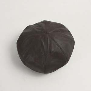 Nouveau Béret en Simili Cuir Doux Effet Peau de Mouton 2024 pour Femme – Chapeau Simple Style Nuage pour Automne Hiver - Product Image 5