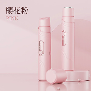 Afeitadora Eléctrica de Doble Cabezal con Carcasa de Plástico, Carga USB, Recargable, Depiladora Corporal Completa, Unisex, Morada - Product Image 2