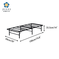 Sommier de lit pliable moderne en métal robuste, silencieux, sans bruit, installation rapide et facile, pour hôtel et appartement