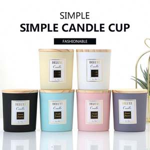 Bougie en verre parfumée de luxe personnalisée en gros pour la maison 2026 INS - Product Image 2