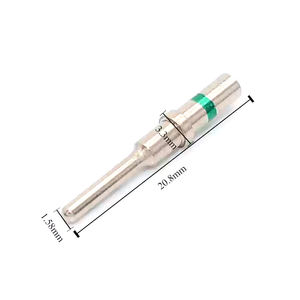 Deutsch 0460-215-16141/0462-209-16141 Terminal de crimpado DT/DT04/DT06 Serie Conector Anillo verde 14AWG Macho/Hembra Pin de contacto sólido - Product Image 4