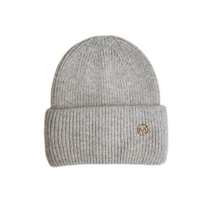 Gorros de Invierno de Alta Calidad Personalizados para Mujer, con Logotipo Metálico, Hechos con Hilo de Pelo de Conejo Angora Ecológico, Acrílico, Algodón, Cachemira y Lana - Product Image 3