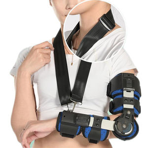 Attelle de coude à charnière médicale supérieure pour support de fracture de l'avant-bras orthèses mobilité physiothérapie fixation respirante - Product Image 1