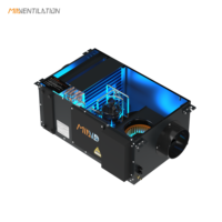 Déshumidificateur au plafond haute capacité 200L/D pour fermes hydroponiques OEM, application Tuya et contrôle intelligent RS485, pré-filtre inclus