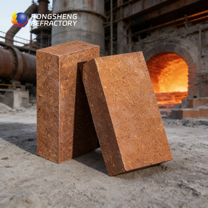 Fabricante de China, precio de ladrillo de fuego de magnesita, horno de cemento, ladrillo de magnesia refractario - Product Image 2