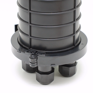 Mái vòm dọc loại 12 24 48 72 96 lõi co nhiệt với chân đế 2 trong 2 ra sợi quang đóng cửa cho giải pháp FTTH - Product Image 3