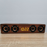 Altavoz de madera HiFi con 24 horas de duración de reproducción caja de altavoz BT, Radio FM, para cine en casa, altavoces grandes de fiesta, novedad de 2020