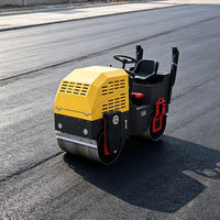 Compacteur vibrant à double tambour pour la construction d'infrastructure et le compactage de l'asphalte, directement de l'usine