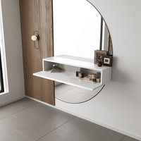 Meubles modernes muraux personnalisés clapier petit meuble armoire en bois armoires latérales flottantes pour le salon avec porte