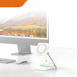 RECCI RCW-48 Chargeur sans fil magnétique pliable 3-en-1 pour smartphones, montres et écouteurs - Product Image 4