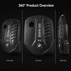 Droge carbon fiber motorcover voor BMW G20 G28 G22 G23 G30 G38 G11 G12 B48 2.0T 3/4/5/7 Serie Trim - Product Image 6